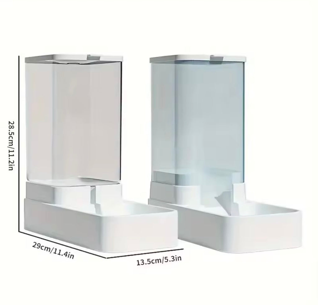 Automatic Gravity Feeder & Water Dispenser for Dogs and Cats